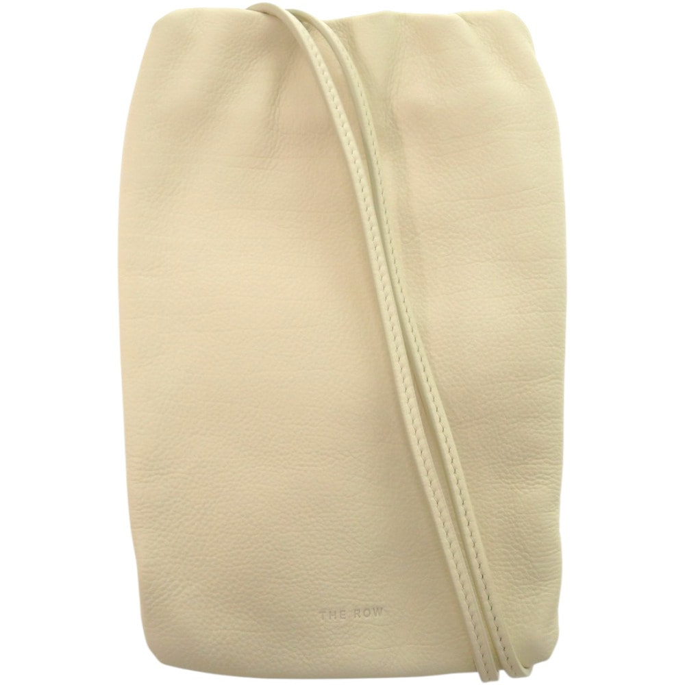 ザ ロウ  バース フォン ケース   レザー  アイボリー