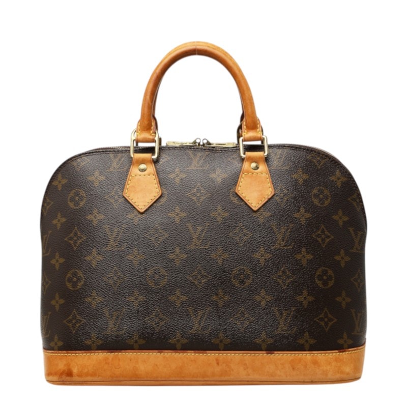 ルイ ヴィトン モノグラム アルマPM 旧型 ハンドバッグ M51130 ブラウン PVC レザー レディース LOUIS VUITTON 中古