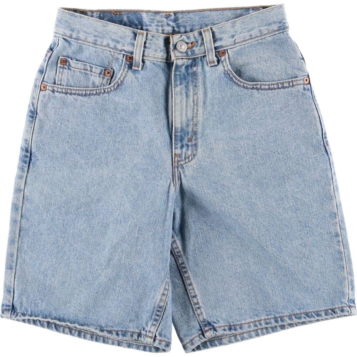 古着 90年代 リーバイス Levi's 550 RELAXED FIT デニムショーツ ショートパンツ USA製 レディースL(w29)相当 ヴィンテージ/eaa546272