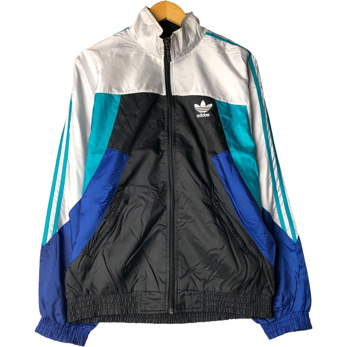 古着 80~90年代 アディダス adidas ナイロンジャケット メンズS相当 ヴィンテージ/eaa593957