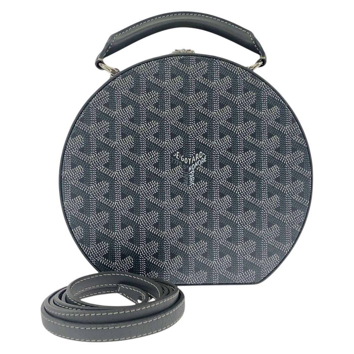 美品 GOYARD ゴヤール ヘリンボーン ハットボックス アルトトランクバッグ PVC レザー/ ショルダーバッグ バニティバッグ ハンドバッグ 2WAY 504138 【中古】