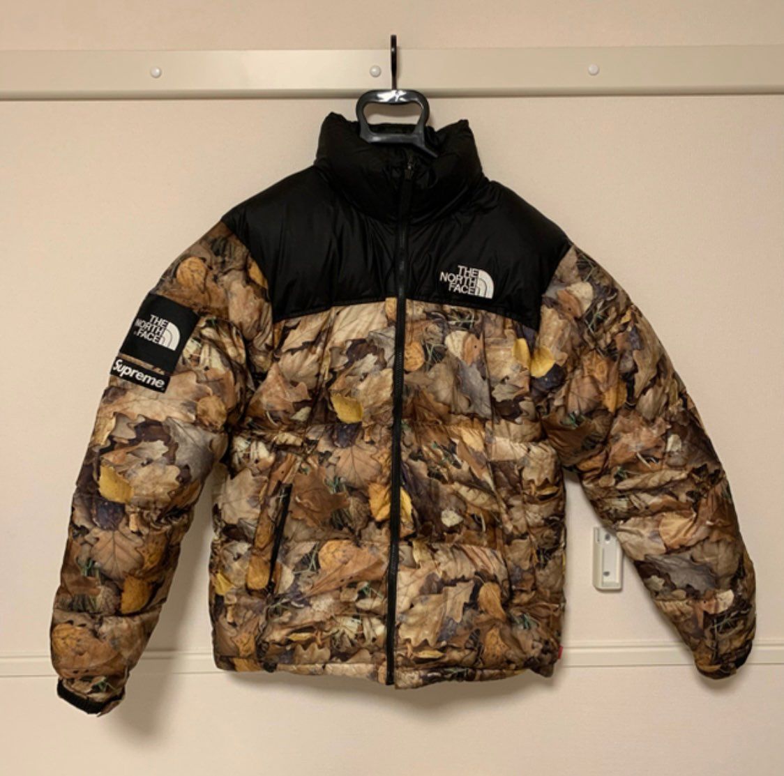 Supreme x The North Face Nuptse Jacket "White Paper Print"