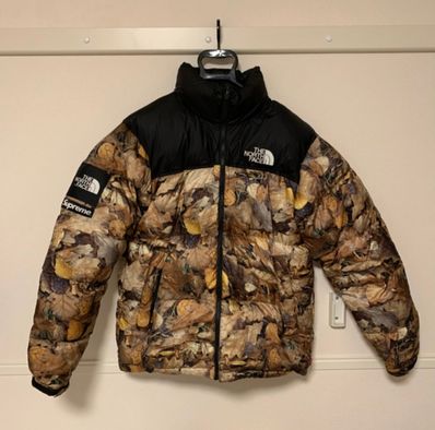 Supreme x The North Face Nuptse Jacket "White Paper Print"