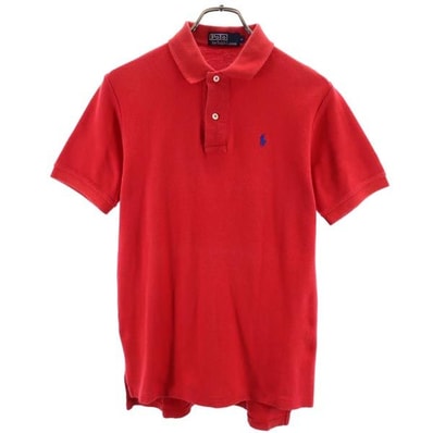 Polo by Ralph Lauren ポロバイラルフローレン 半袖 ポロシャツ M 赤系