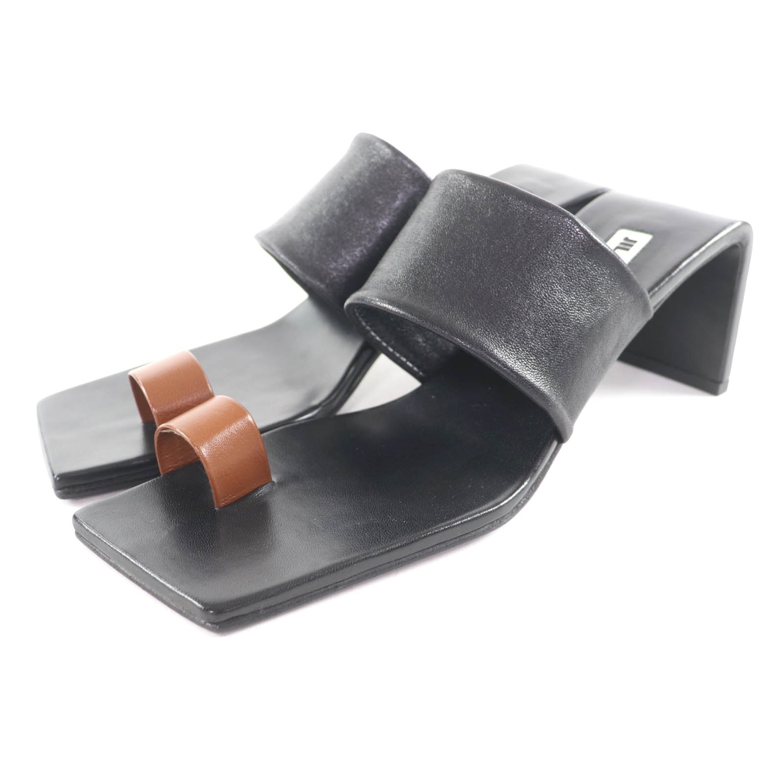 極美品 ジルサンダー サンダル ブラック レディース 35 J15WP0112