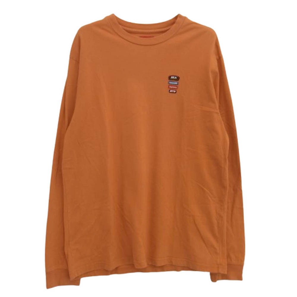 Supreme シュプリーム Tシャツ 22SS Precision L/S Top プレシジョン ロングスリーブ 長袖 Tシャツ オレンジ系 M【中古】