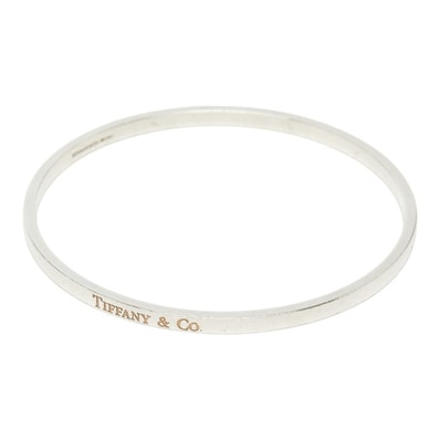 ティファニー ロゴ ブレスレット SV925 シルバー レディース TIFFANY&Co. 【中古】