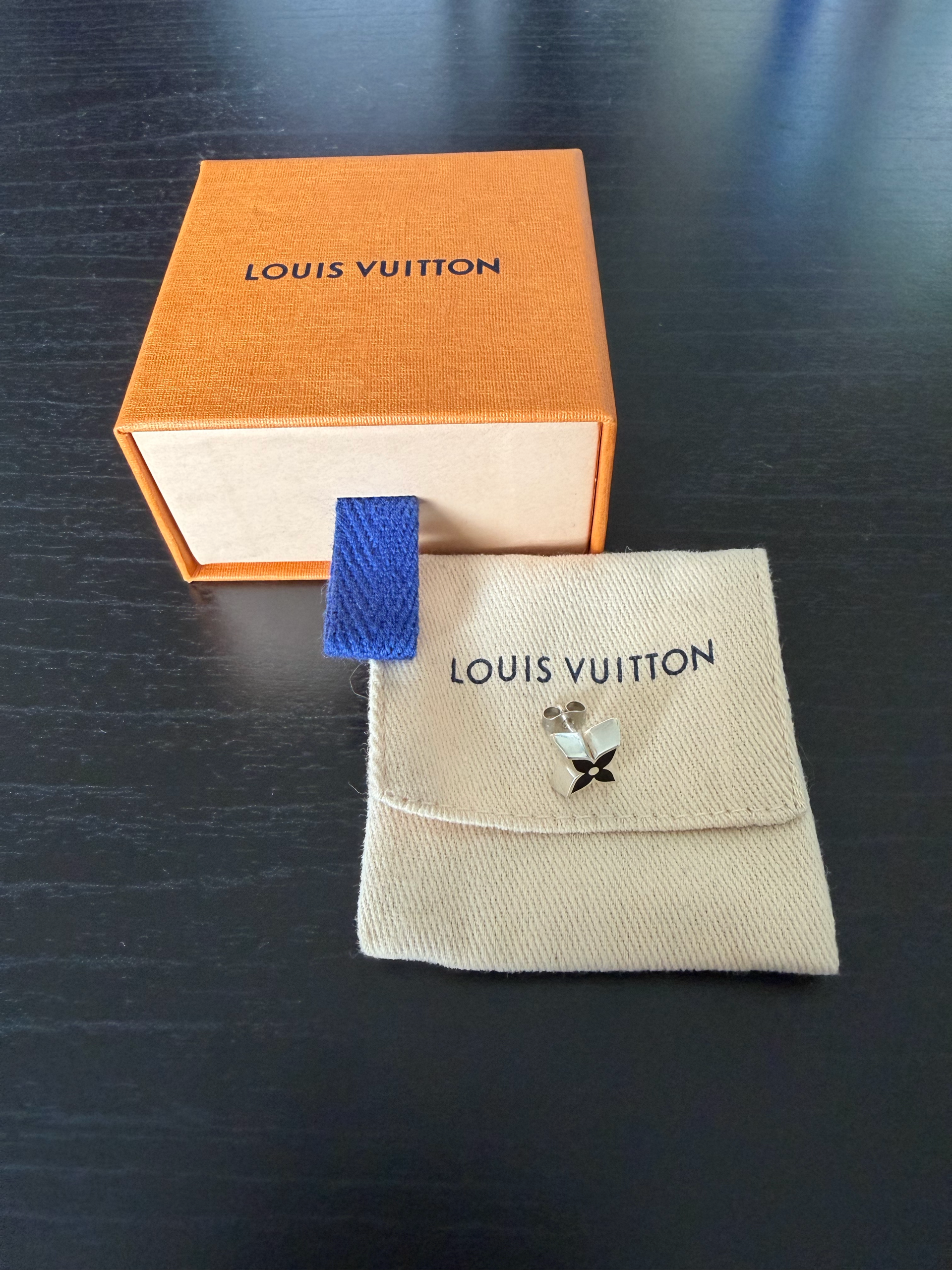 Louis Vuitton LV Spike Earrings Set of 3 "Silver"