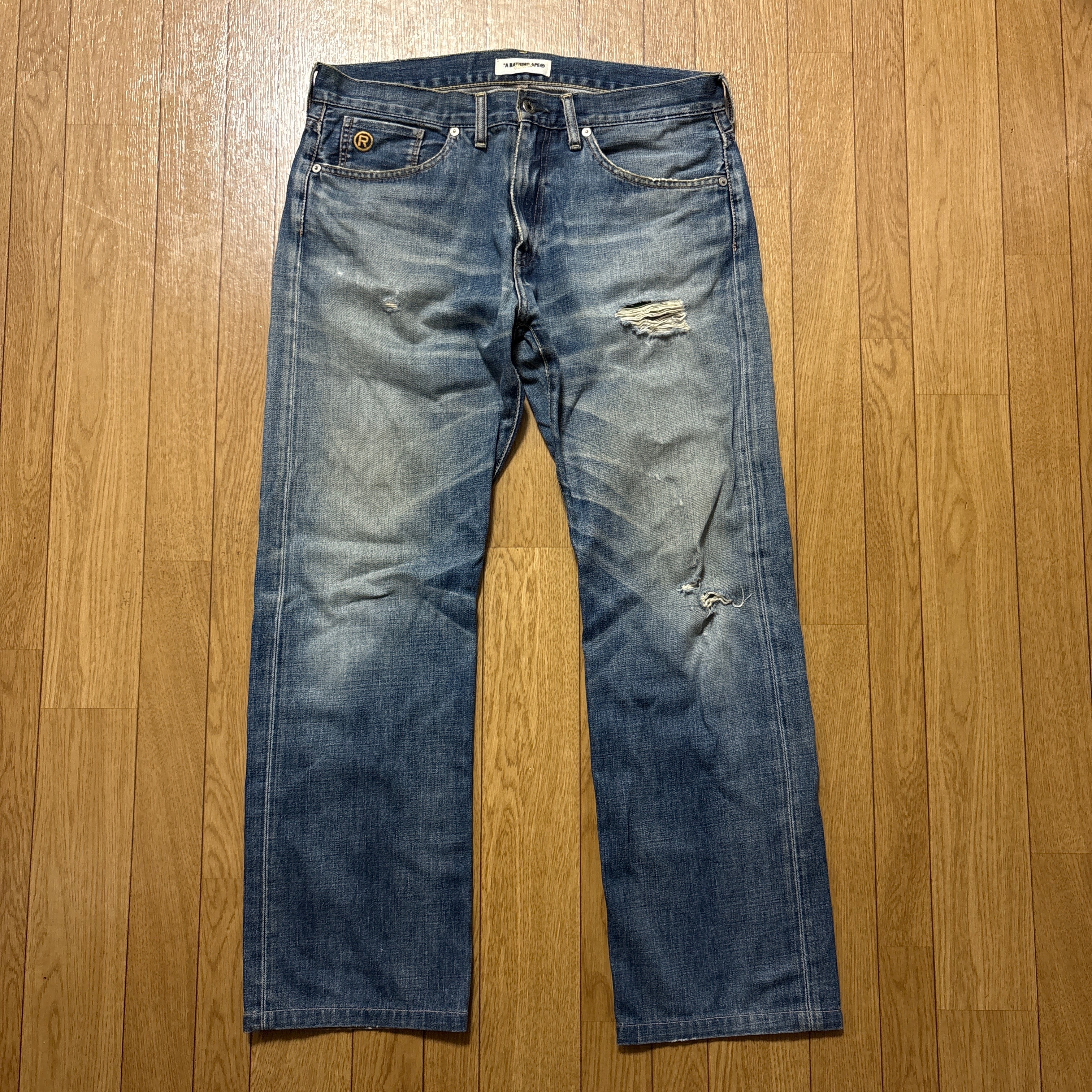 NIGO Bape ape head denim pants ジーンズ デニム