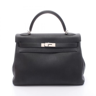 エルメス HERMES ケリー32 内縫い 2WAY ハンドバッグ バッグ レザー トゴ トゴ ブラック(エルメス) T刻印(2015年製造) レディース ブラック系 【中古】