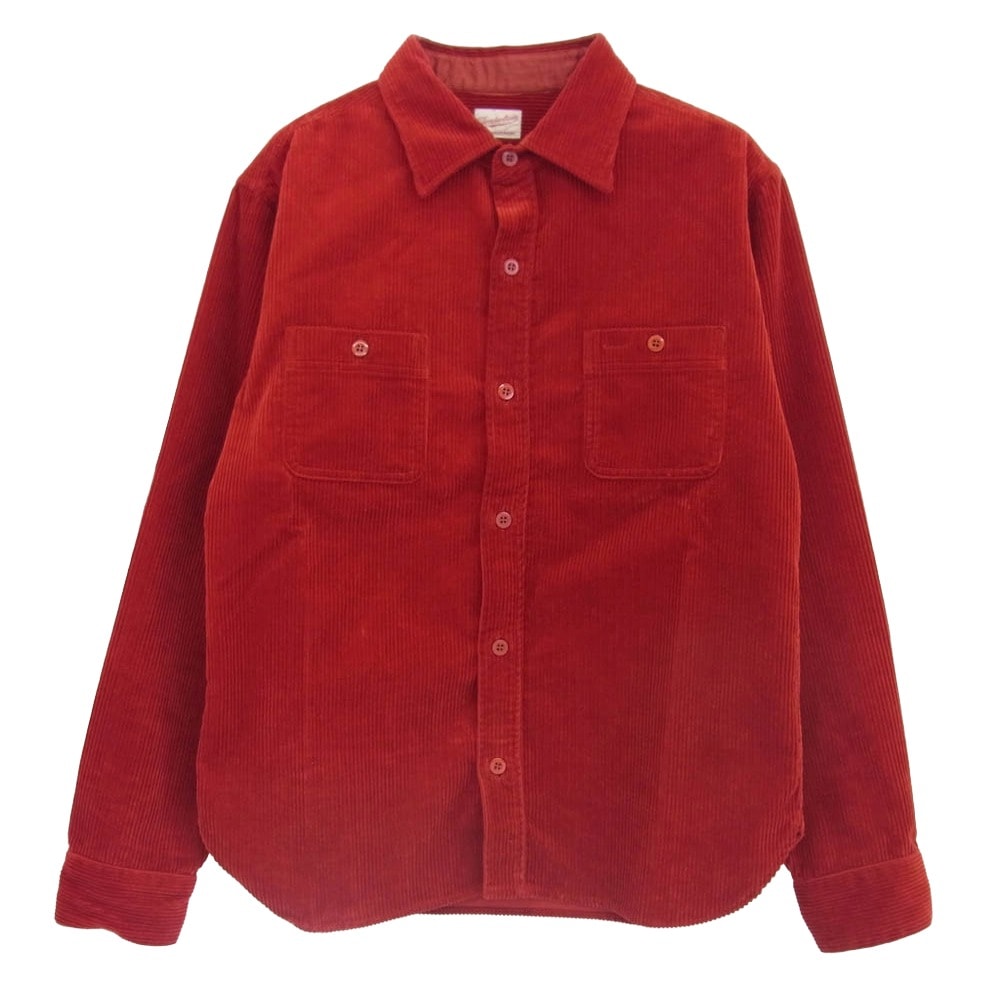 TENDERLOIN テンダーロイン 長袖シャツ T-CORDUROY SHT コーデュロイシャツ 長袖シャツ レッド系 XS【中古】