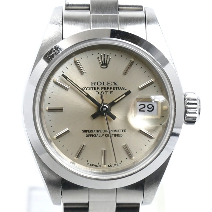ROLEX ロレックス オイスターパーペチュアルデイト 腕時計 自動巻き 69160 X番 レディース【中古】