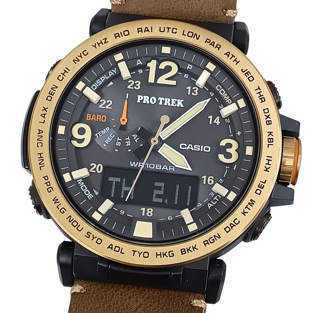 CASIO カシオ PRG-600YL PRO TREK プロトレック タフソーラー メンズ 腕時計 C1061