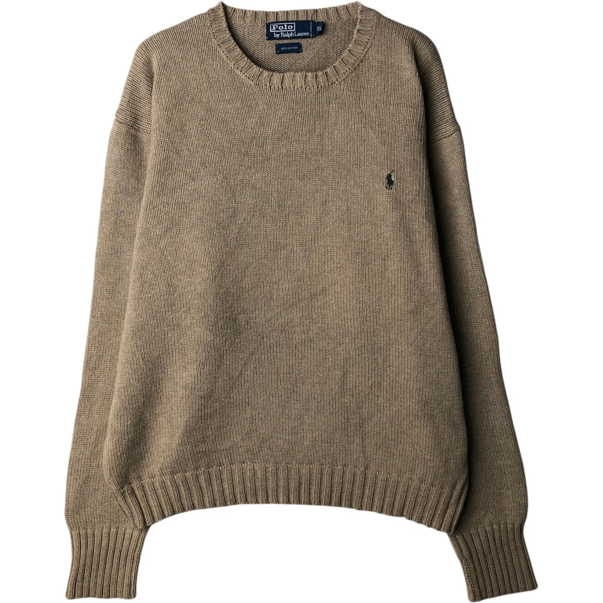 古着 ラルフローレン Ralph Lauren POLO by Ralph Lauren コットンニットセーター メンズXL相当/eaa627462