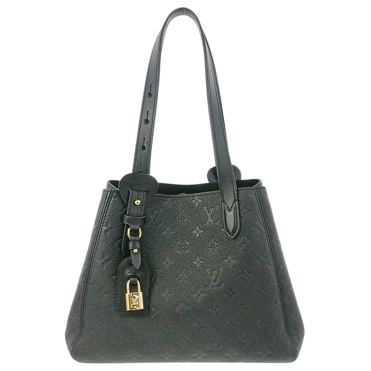 LOUIS VUITTON ルイ・ヴィトン オール イン ワン PM トートバッグ M25858 モノグラムアンプラント ブラック レディース【中古】