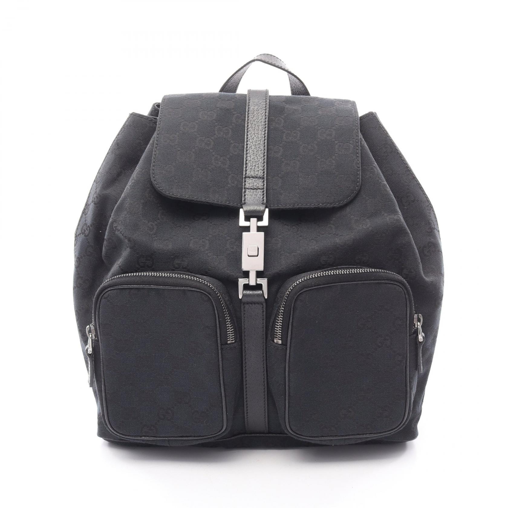 C (やや傷や汚れあり)グッチ GUCCI GGキャンバス ジャッキー