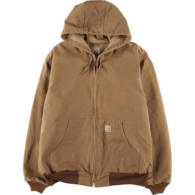 古着 カーハート Carhartt アクティブジャケット ダックフルジップパーカー メンズXXL相当/eaa584931
