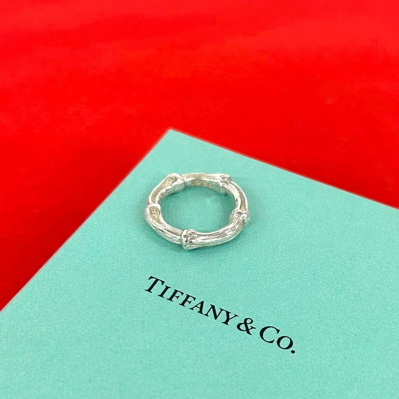 TIFFANY&Co. ティファニー バンブー シルバー925 リング・指輪 7号 シルバー
00581