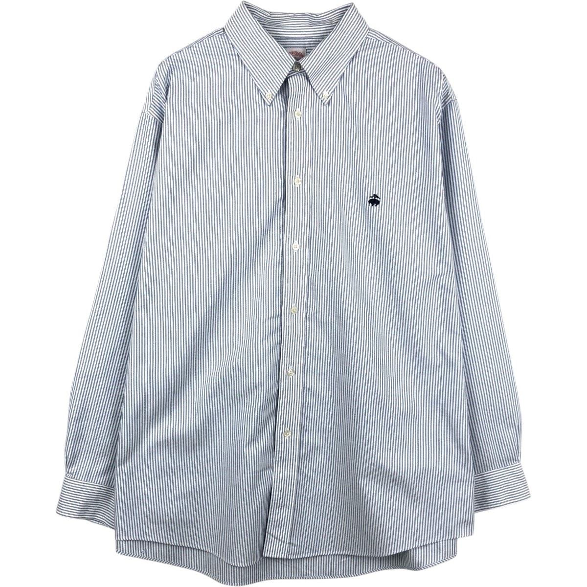 古着 ブルックスブラザーズ Brooks Brothers Est.1818 MADISON 長袖 ボタンダウンストライプシャツ メンズXL相当/eaa666708