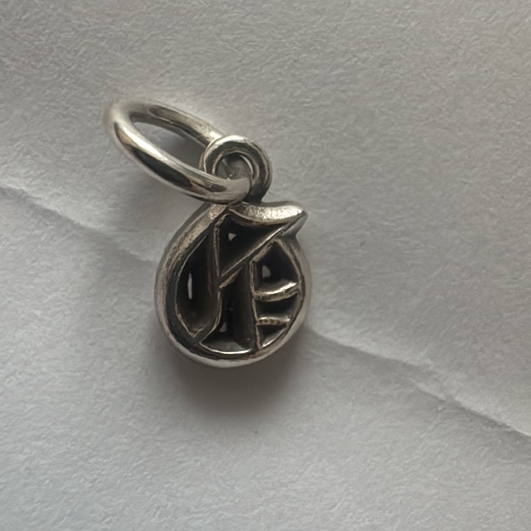 Chrome Hearts Stack Alphabet G SV925 Pendant Top "Silver"