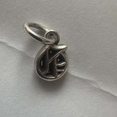 Chrome Hearts Stack Alphabet G SV925 Pendant Top "Silver"