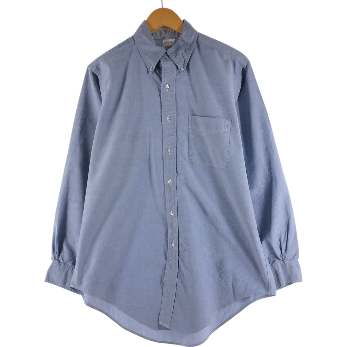 古着 90年代 ブルックスブラザーズ Brooks Brothers MAKERS 長袖 ボタンダウンシャツ USA製 メンズS相当 ヴィンテージ/eaa530049
