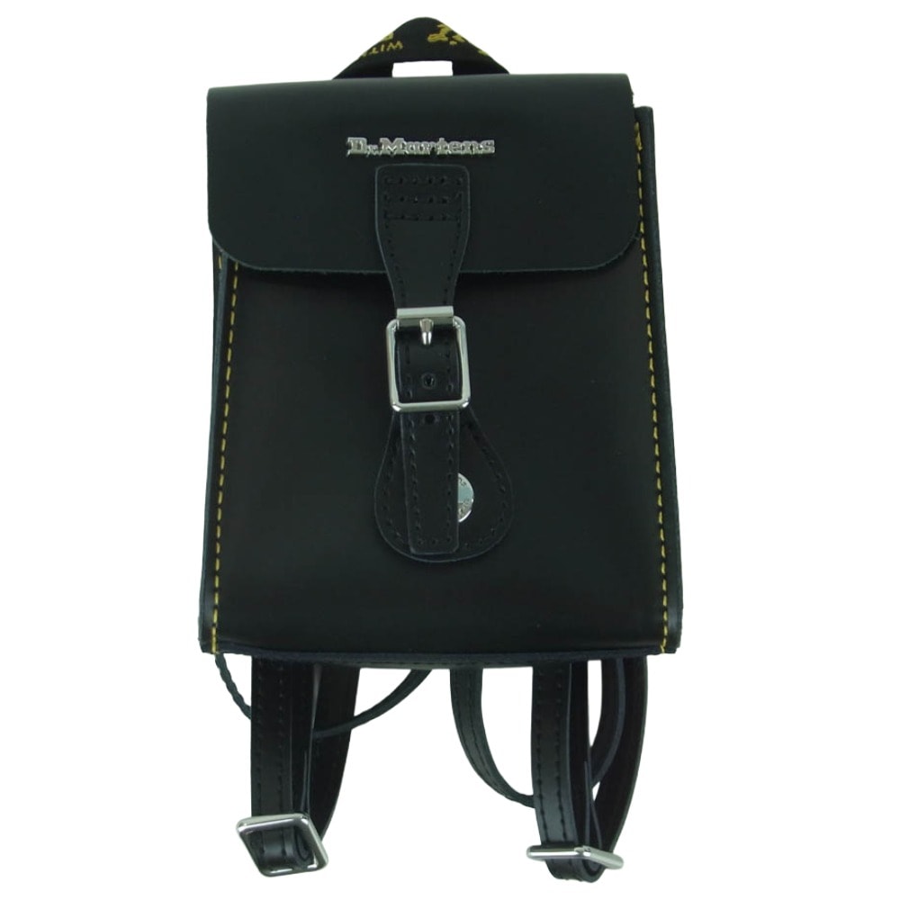Dr.Martens ドクターマーチン AD103001 Micro Leather Backpack マイクロ レザー バックパック バッグ リュック ブラック系【美品】【中古】