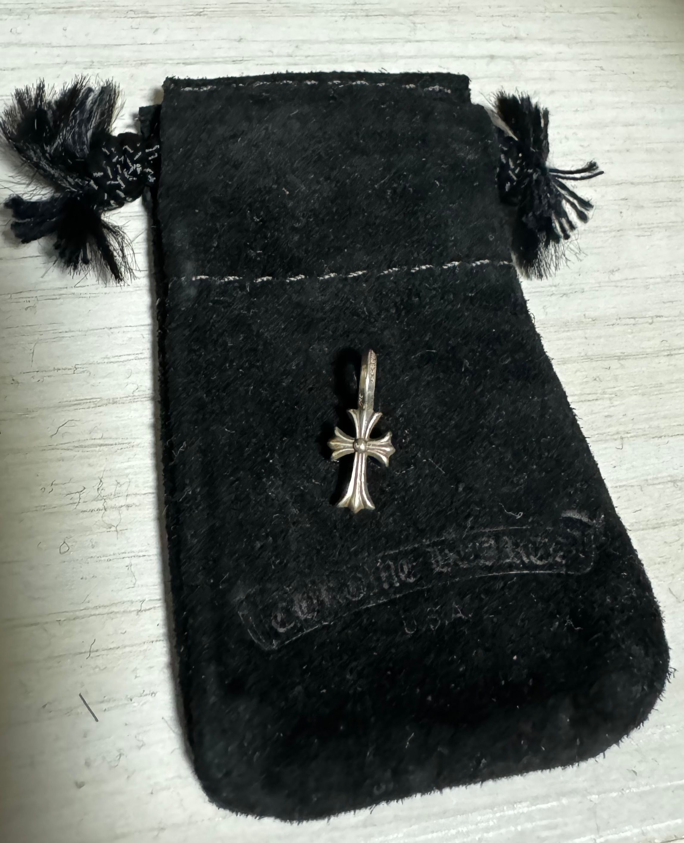 Chrome Hearts Stack CH Cross Charm V2 "Silver"