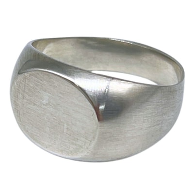 JIL SANDER ジルサンダー J29UQ0002 CLASSIC CHEVALIER RING シルバー925 リング L=26号程度 55389