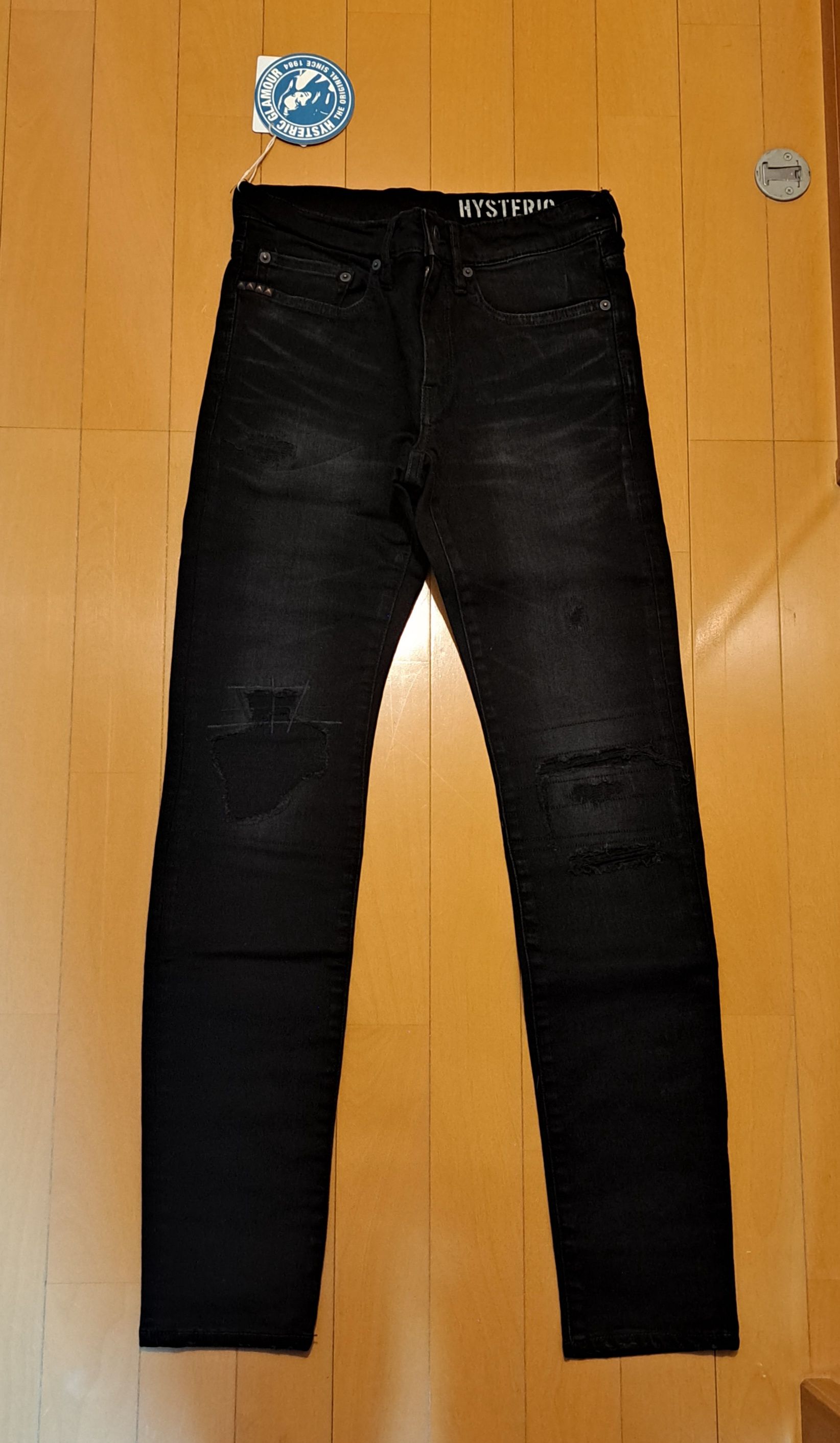 ヒステリックグラマーリメイクスリムデニムパンツ