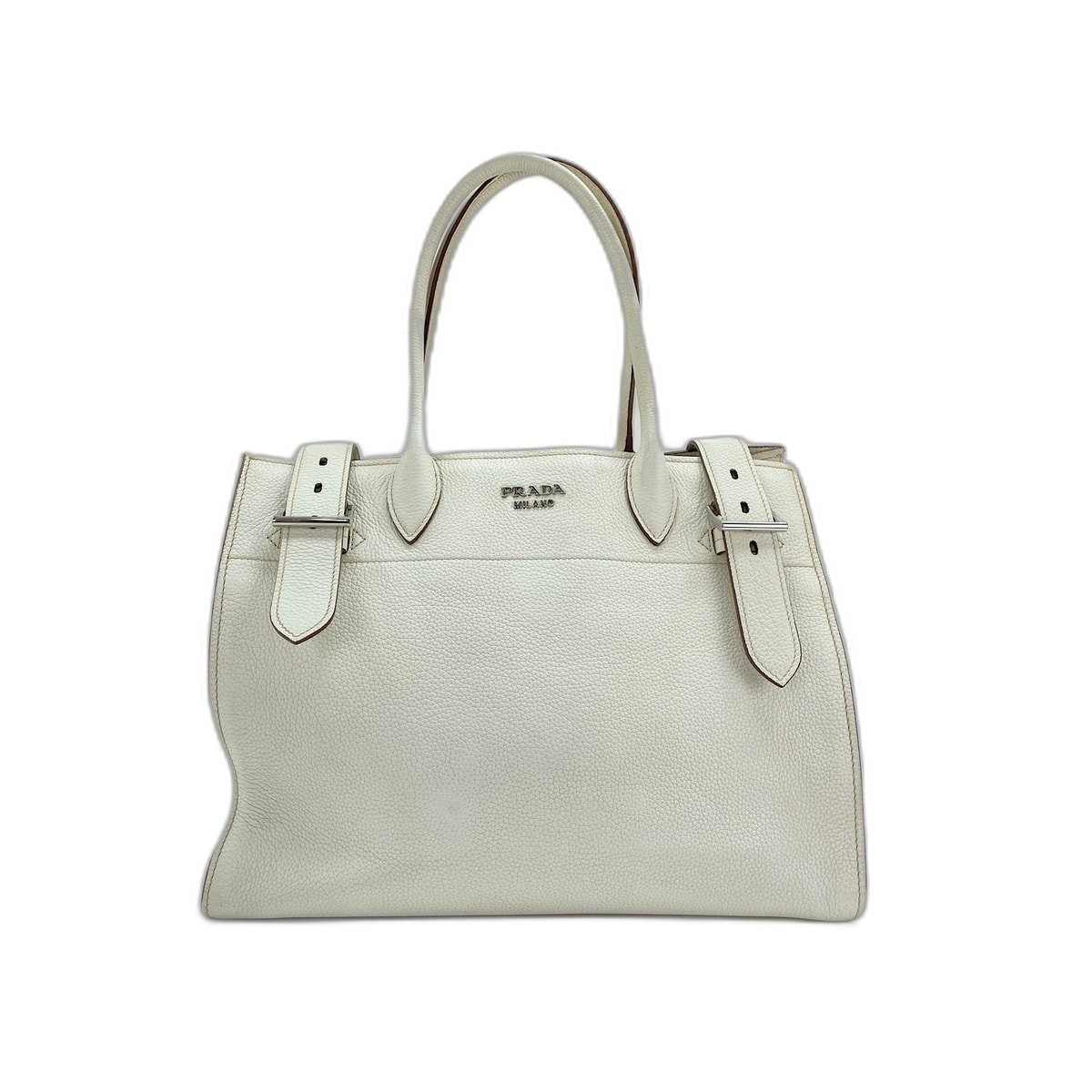 プラダ PRADA トートバッグ レザー【中古】