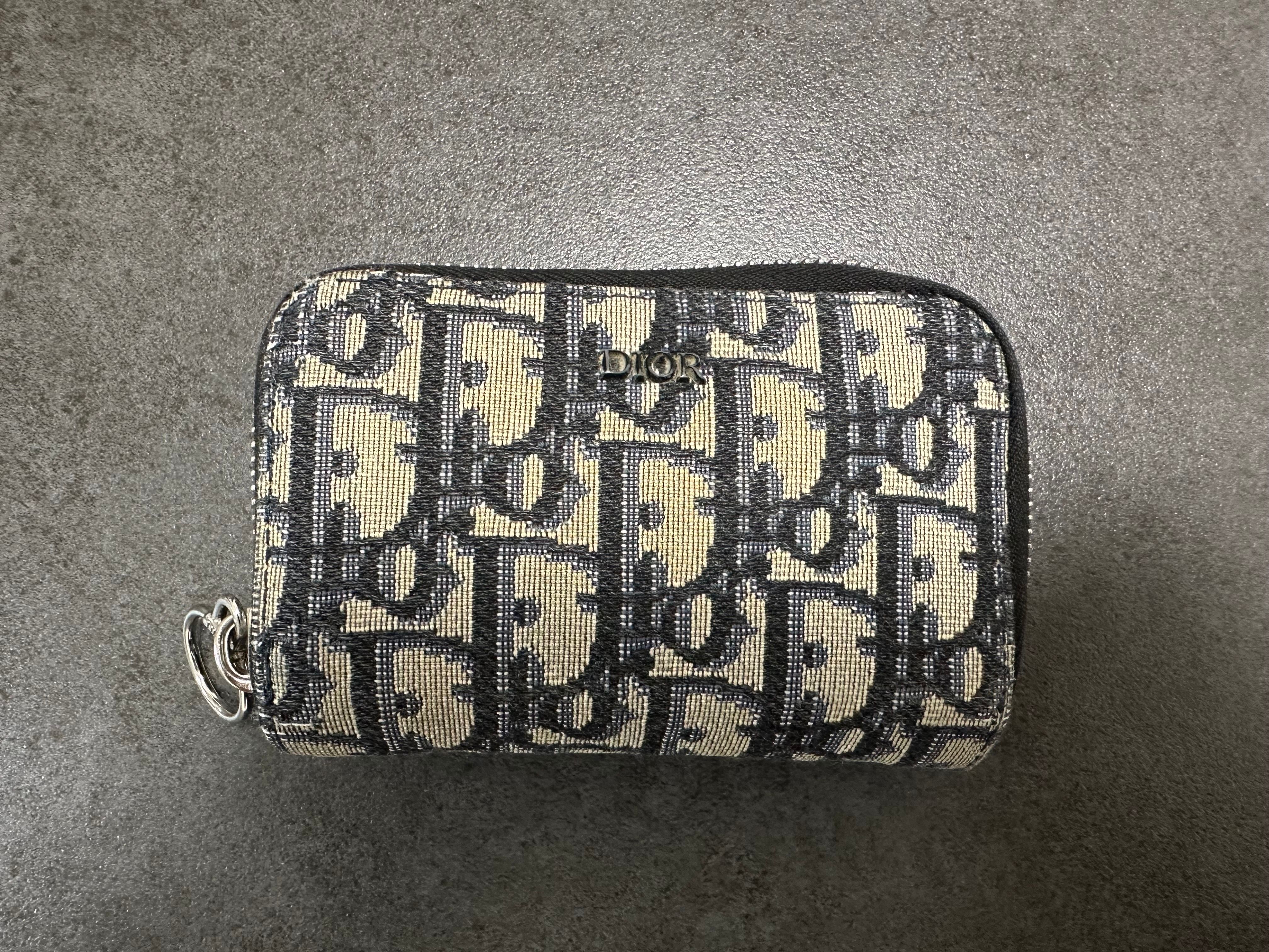 Dior コインケース ベージュ・ネイビー