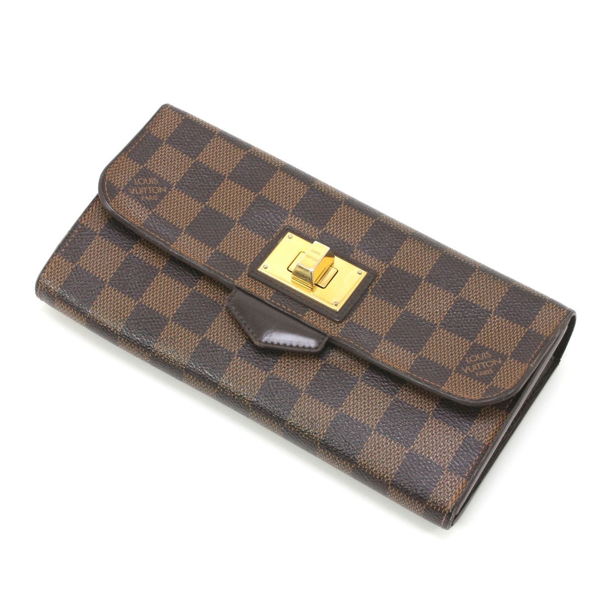 $$ LOUIS VUITTON ルイヴィトン ダミエ ポルトフォイユ ローズベリー 長財布 N63017