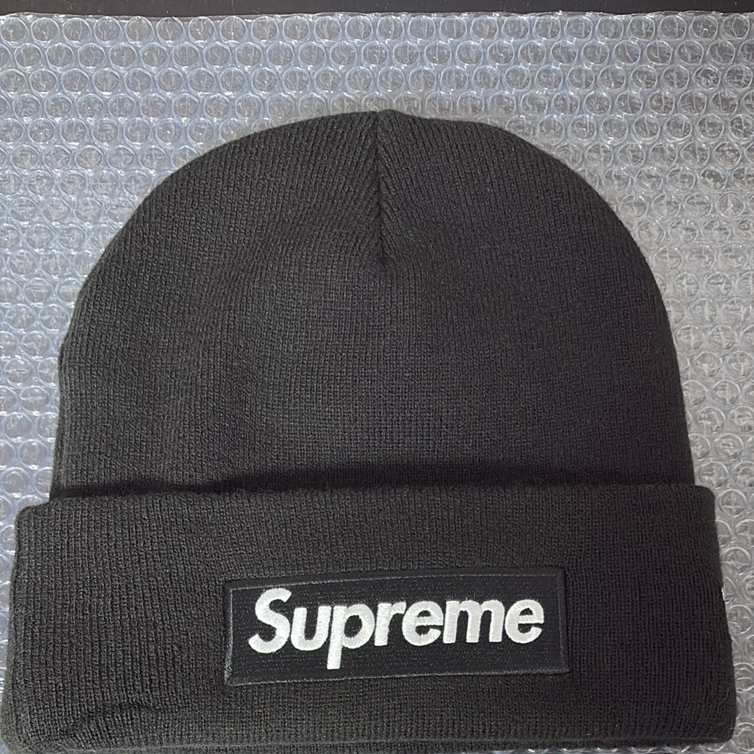 Supreme x New Era Box Logo Beanie (25FW) "Black"