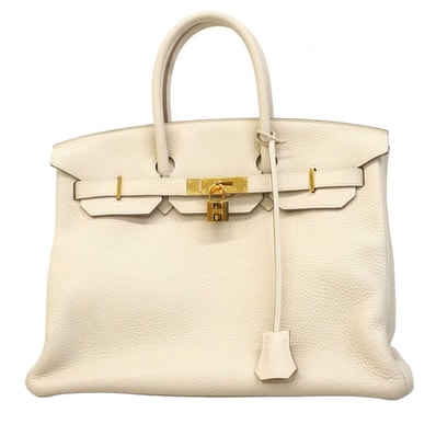 【6dd4320】エルメス ハンドバッグ バーキン35 トリヨンクレマンス フレ ゴールド金具 Y刻印【中古】レディース