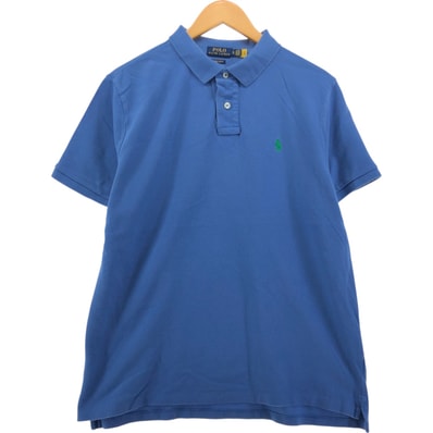 古着 ラルフローレン Ralph Lauren POLO RALPH LAUREN CUSTOM SLIM FIT 半袖 ポロシャツ メンズXL相当/eaa537168