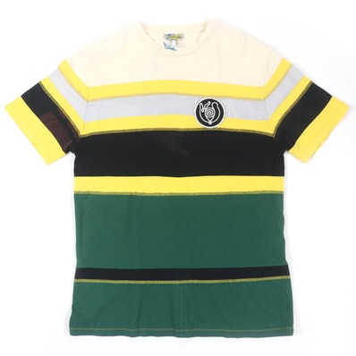 LOEWE Logo Patch Crew Neck Short Sleeve T-Shirt "Yellow/Black/Green"