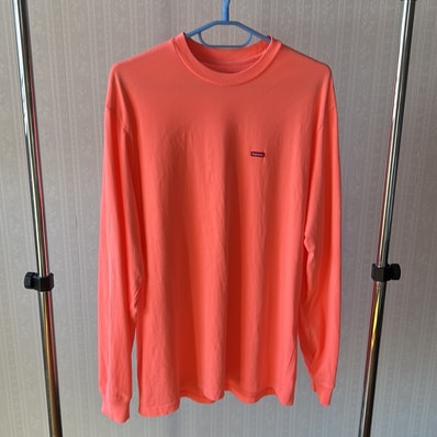 Supreme Small Box L/S Tee "Bright Orange"