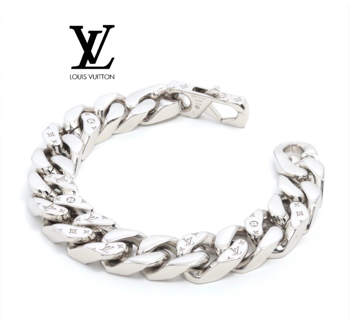 Louis Vuitton LV Chain Links Bracelet "Silver"