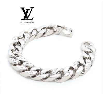 Louis Vuitton LV Chain Links Bracelet "Silver"