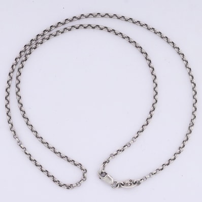 Chrome Hearts Roll Chain Necklace "Silver"