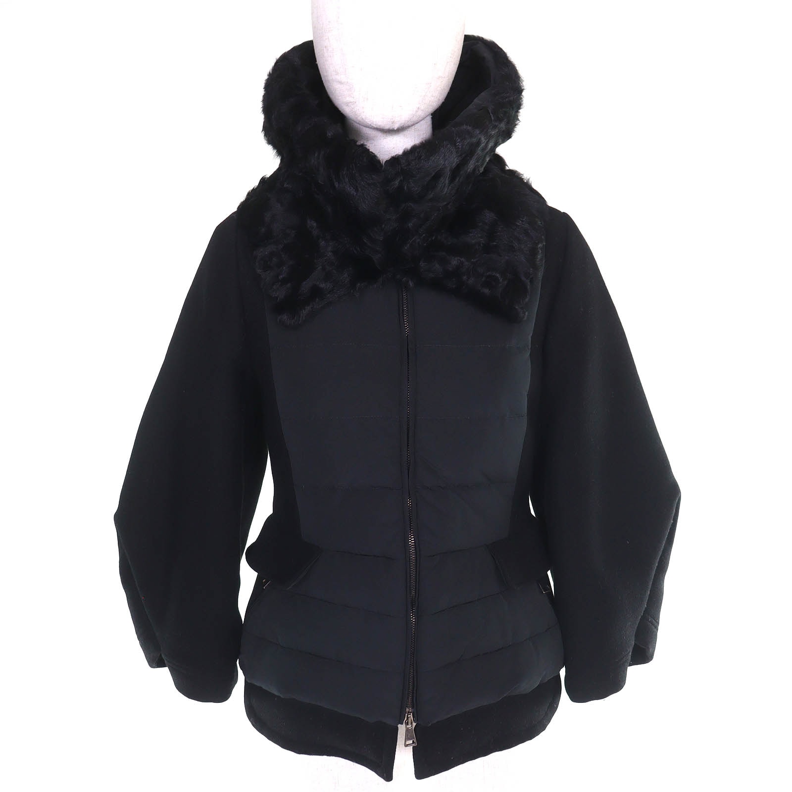 美品 モンクレール ダウンジャケット RUMEX  ブラック レディース 0