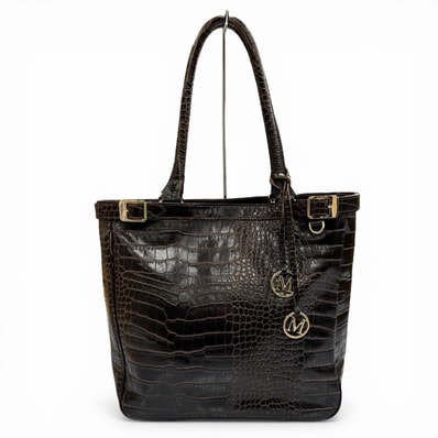 美品 マックスマーラ トートバッグ ブラウン レディース