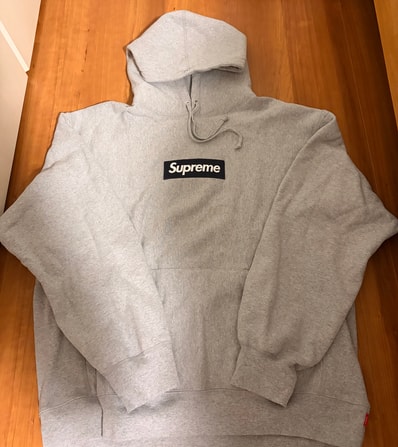 Supreme Box Logo Hooded Sweatshirt (25FW) "Heather Grey"