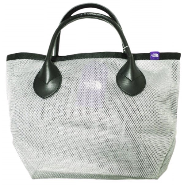 新品 THE NORTH FACE PURPLE LABEL ザ・ノースフェイス パープルレーベル 24SS Mesh Field Tote S メッシュフィールドミニトートバッグ NN7404N H Gray nanamica カバン g22180