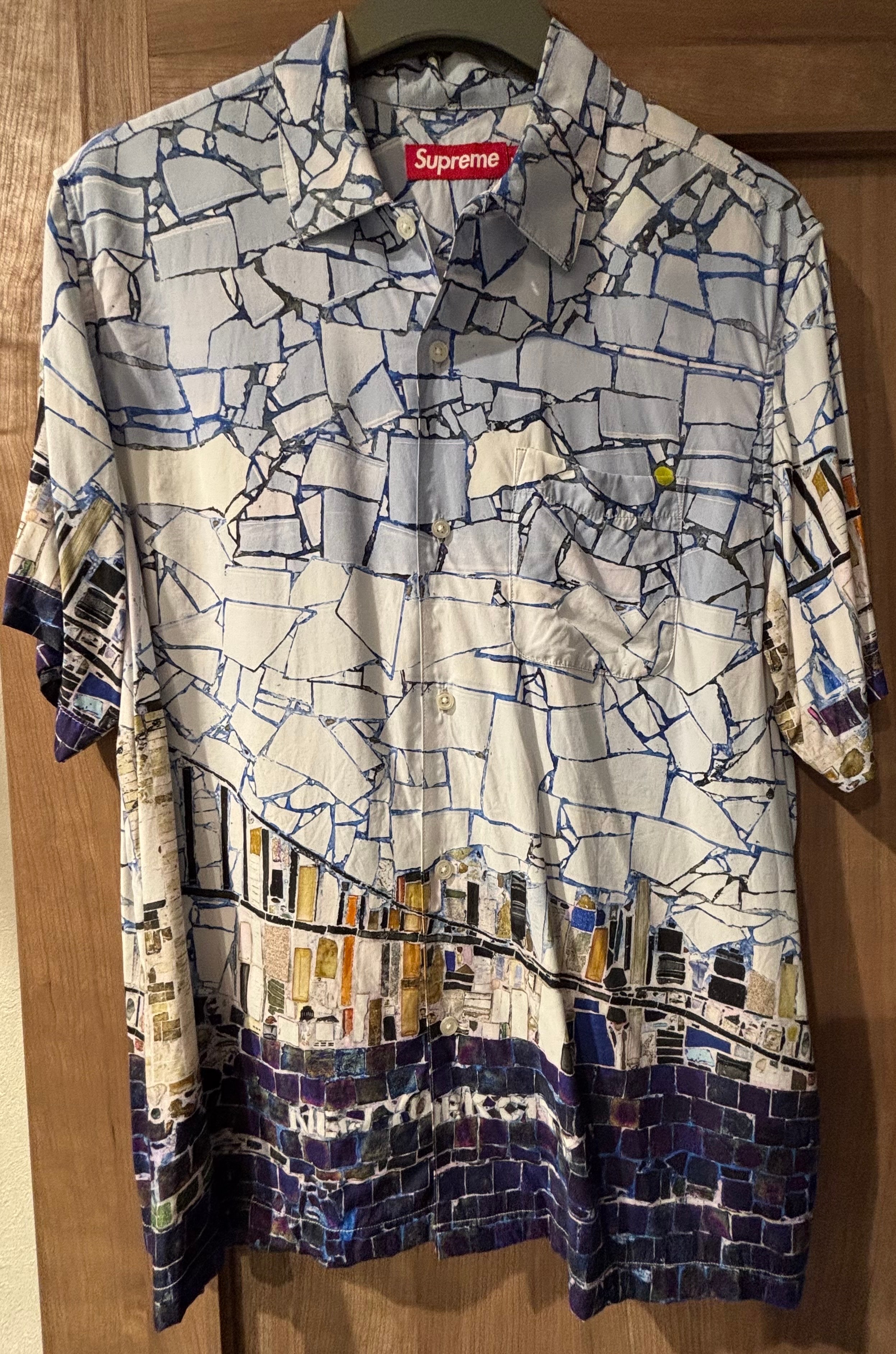 Supreme Mesh Panel Linen S/S Shirt 