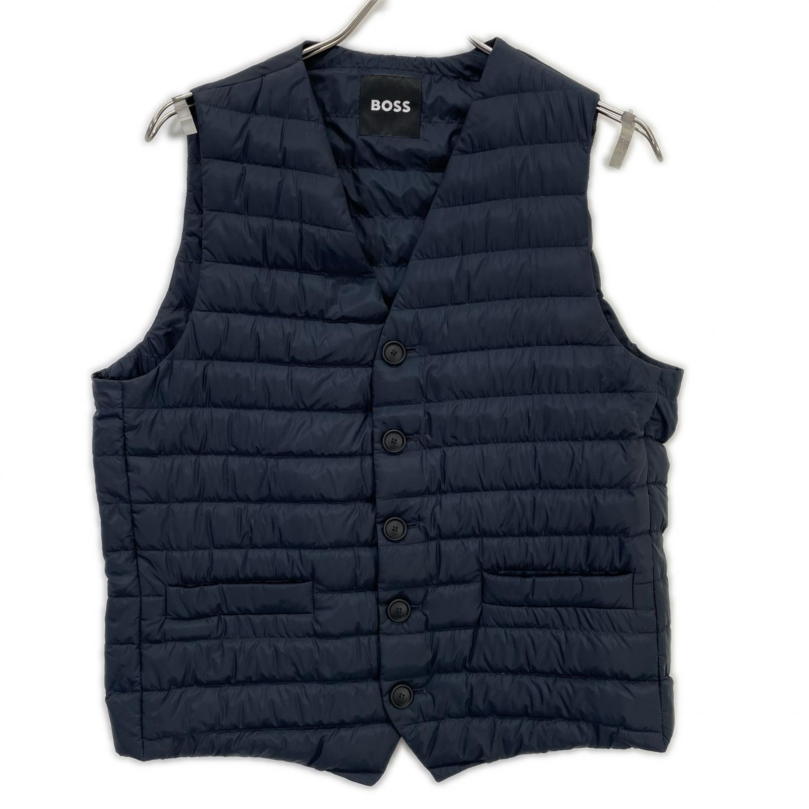 ボス 50496173 ネイビー HANRY VEST ダウンベスト 48
