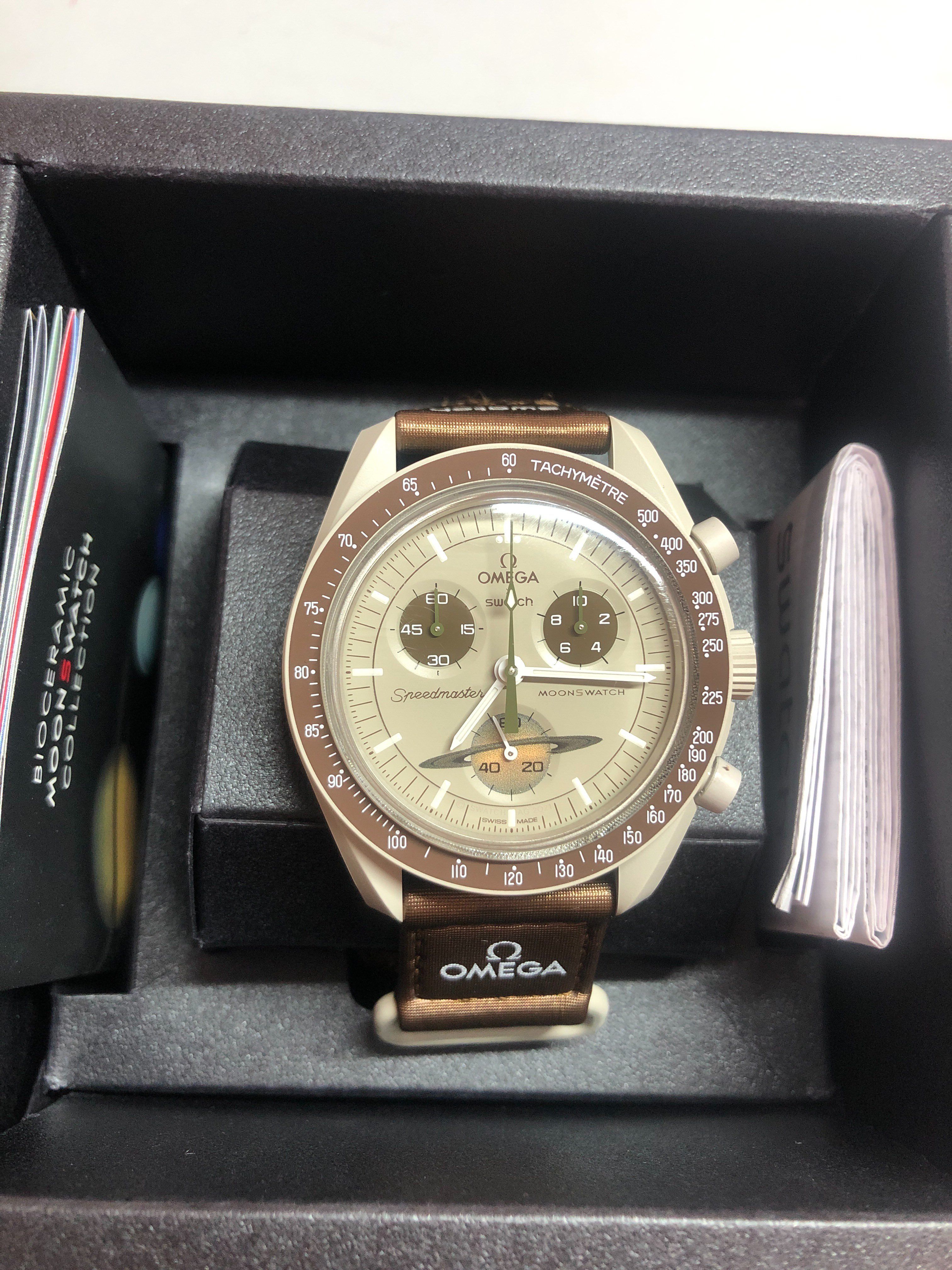 Swatch × Omega Mission to Saturn