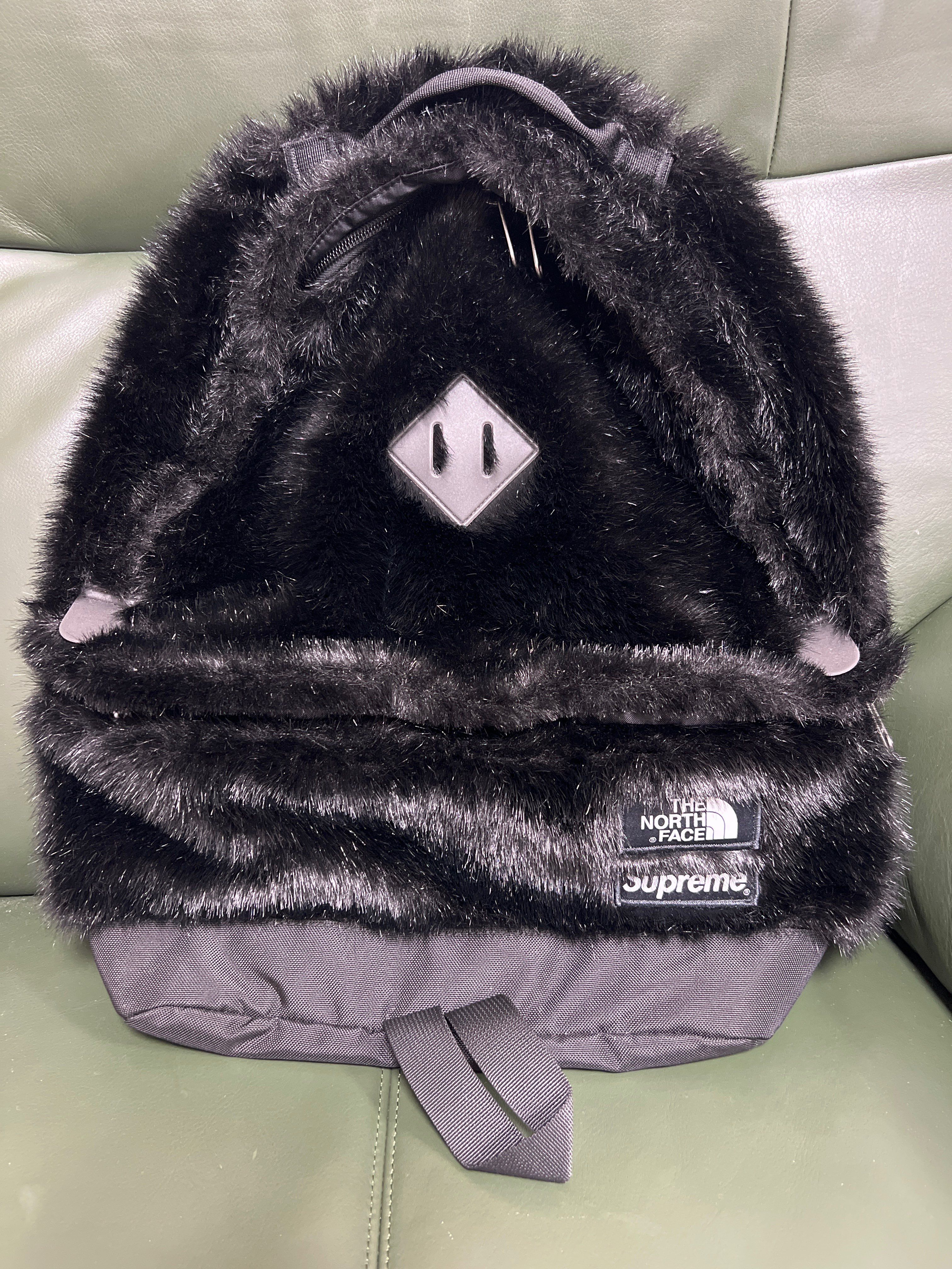 Supreme x The North Face Faux Fur Backpack "Black"
