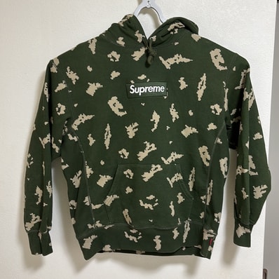 Supreme Box Logo Hooded Sweatshirt "Olive Russian Camo" (21FW)